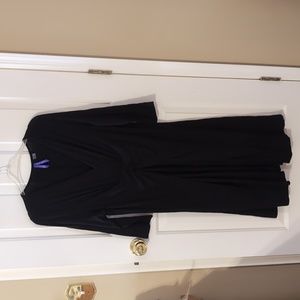 Black maternity 3/4 length sleeve dress Seraphine